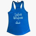 Ladies "Lake Widow" Gathered Racerback Tank Top